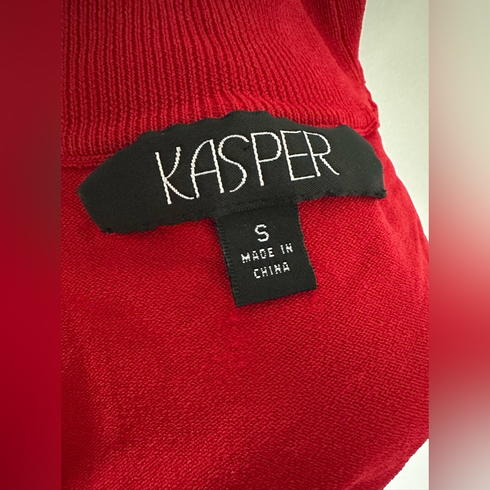 Kasper Vibrant Red Short Sleeve Top - Picture 7 of 7
